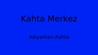 Kahta Belediyesi, Adıyaman Thumbnail