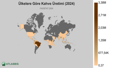 Ülkelere Göre Kahve Üretimi (2024) Thumbnail