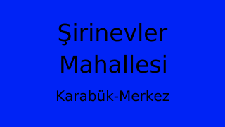 Şirinevler Mahallesi Thumbnail