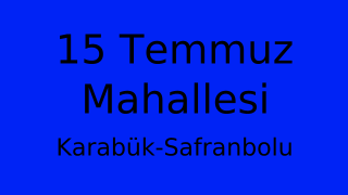 15 Temmuz Mahallesi Thumbnail