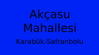 Akçasu Mahallesi Thumbnail