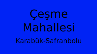 Çeşme Mahallesi Thumbnail