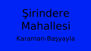 Şirindere Mahallesi Thumbnail