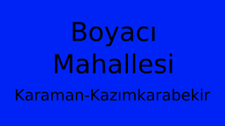 Boyacı Mahallesi Thumbnail