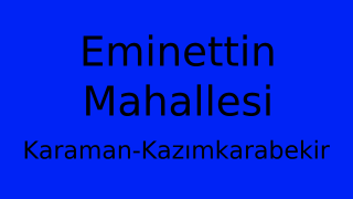 Eminettin Mahallesi Thumbnail