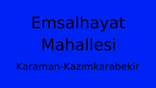 Emsalhayat Mahallesi Thumbnail