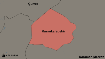 Kazımkarabekir ve Komşu İlçeler Haritası Thumbnail