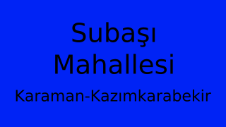 Subaşı Mahallesi Thumbnail