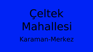 Çeltek Mahallesi Thumbnail