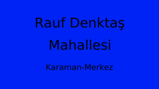 Rauf Denktaş Mahallesi Thumbnail