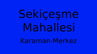 Sekiçeşme Mahallesi Thumbnail