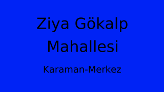 Ziya Gökalp Mahallesi Thumbnail