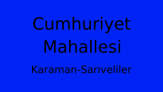 Cumhuriyet Mahallesi Thumbnail