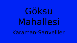 Göksu Mahallesi Thumbnail
