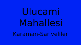 Ulucami Mahallesi Thumbnail