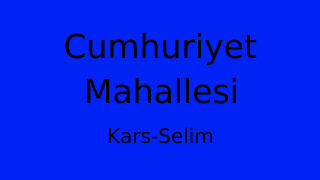 Cumhuriyet Mahallesi Thumbnail