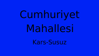 Cumhuriyet Mahallesi Thumbnail
