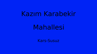 Kazım Karabekir Mahallesi Thumbnail