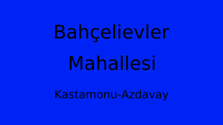 Bahçelievler Mahallesi Thumbnail
