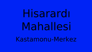 Hisarardı Mahallesi Thumbnail