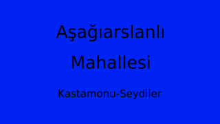 Aşağıarslanlı Mahallesi Thumbnail