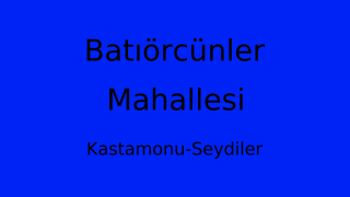 Batıörcünler Mahallesi Thumbnail