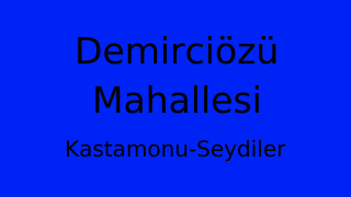 Demirciözü Mahallesi Thumbnail