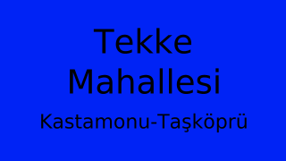 Tekke Mahallesi Thumbnail