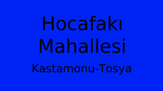 Hocafakı Mahallesi Thumbnail