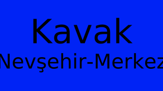 Kavak, Merkez, Nevşehir Thumbnail