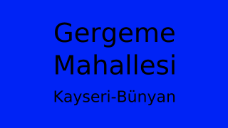 Gergeme Mahallesi Thumbnail