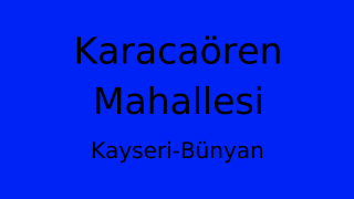 Karacaören Mahallesi Thumbnail