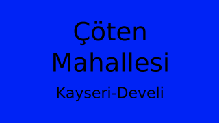 Çöten Mahallesi Thumbnail