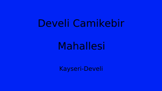 Develi Camikebir Mahallesi Thumbnail