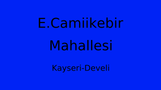 E.Camiikebir Mahallesi Thumbnail