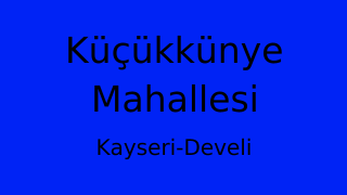 Küçükkünye Mahallesi Thumbnail