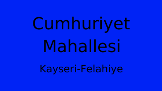Cumhuriyet Mahallesi Thumbnail