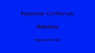 Kayapınar Cumhuriyet Mahallesi Thumbnail