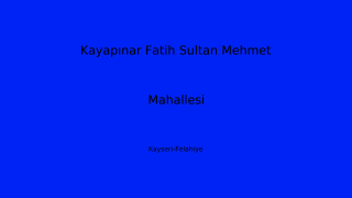 Kayapınar Fatih Sultan Mehmet Mahallesi Thumbnail