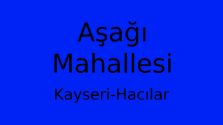 Aşağı Mahallesi Thumbnail
