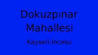 Dokuzpınar Mahallesi Thumbnail