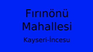 Fırınönü Mahallesi Thumbnail