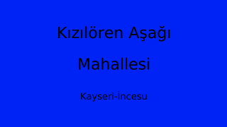 Kızılören Aşağı Mahallesi Thumbnail