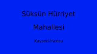 Süksün Hürriyet Mahallesi Thumbnail