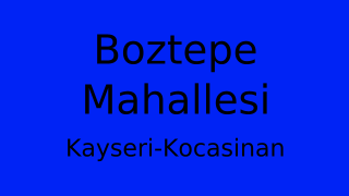 Boztepe Mahallesi Thumbnail
