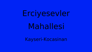 Erciyesevler Mahallesi Thumbnail