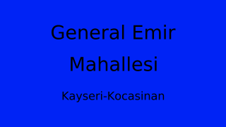 General Emir Mahallesi Thumbnail