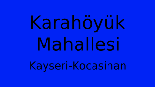 Karahöyük Mahallesi Thumbnail