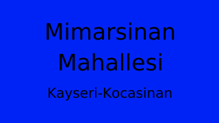 Mimarsinan Mahallesi Thumbnail