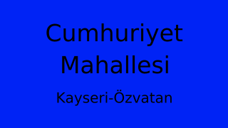 Cumhuriyet Mahallesi Thumbnail